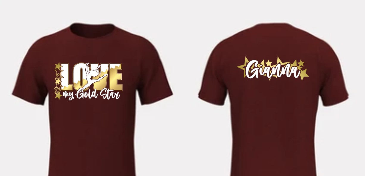 Gold Star Fan Shirt