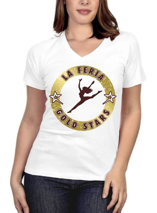 Gold Star Fan Shirt Gray/White