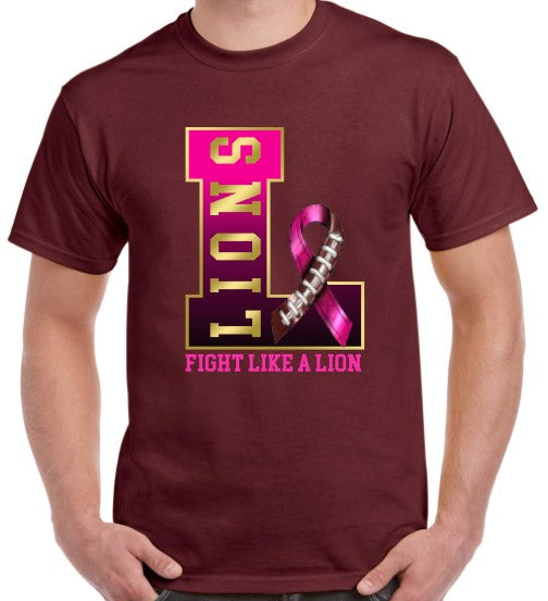 Lions Breast Cancer Awareness Tee