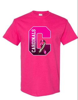 Football Breast Cancer Awareness Tee