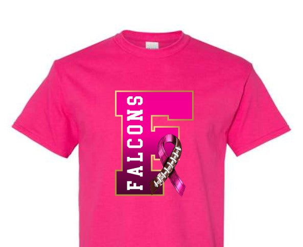 Football Breast Cancer Awareness Tee