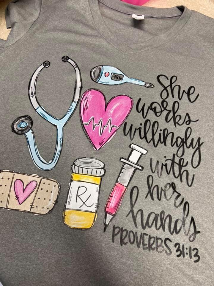 Nurse Tee - Proverbs 13:13