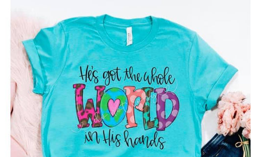 He's Got the Whole World in His Hands Tee